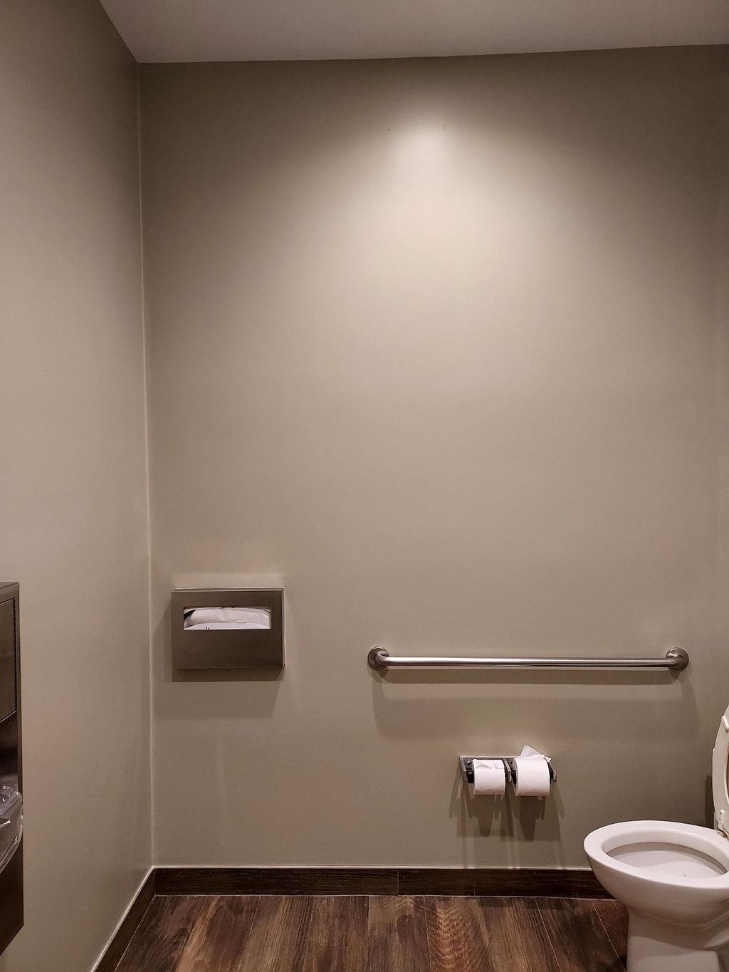 Same restroom after repair